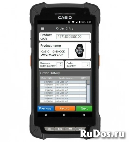 ТСД Терминал сбора данных Casio IT-G400 IT-G400-C21L Casio IT-G400 фото