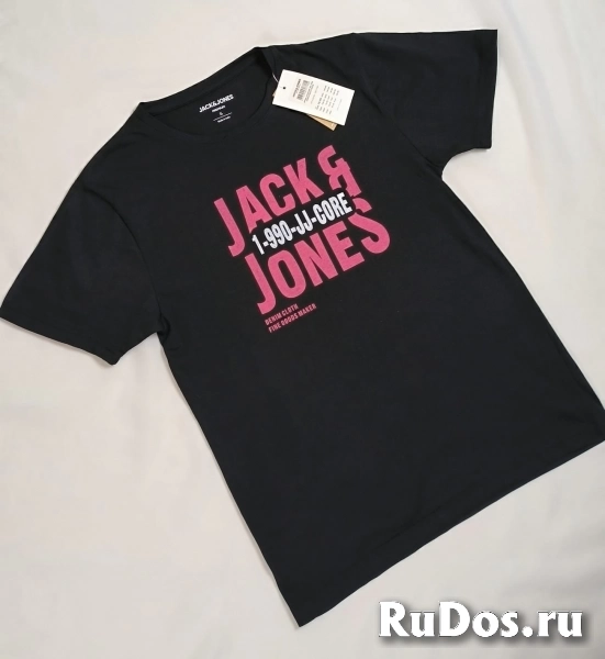 Футболки мужские JACK & JONES из органического хлопка. Новые. изображение 4