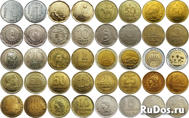 Монеты Аргентины фото