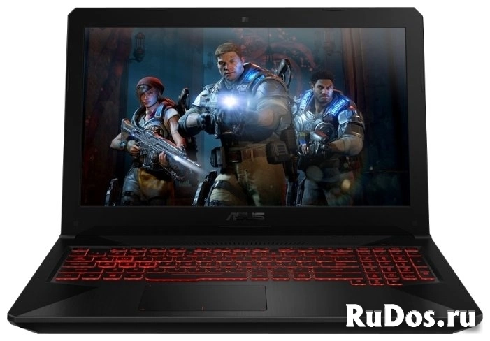 Ноутбук ASUS TUF Gaming FX504GD-E41146 (Intel Core i5 8300H 2300MHz/15.6quot;/1920x1080/8GB/128GB SSD/1000GB HDD/DVD нет/NVIDIA GeForce GTX 1050 2GB/Wi-Fi/Bluetooth/Без ОС) фото