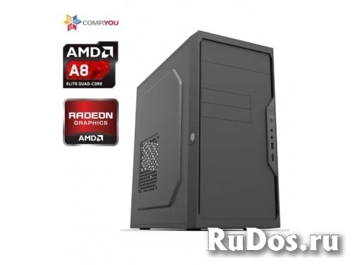 Системный блок компьютер для дома CompYou Home H555 (AMD A8-X4 9600 3.1GHz, 16Gb DDR4, 500Gb, 450W, Без ОС, CY.1050366.H555) фото