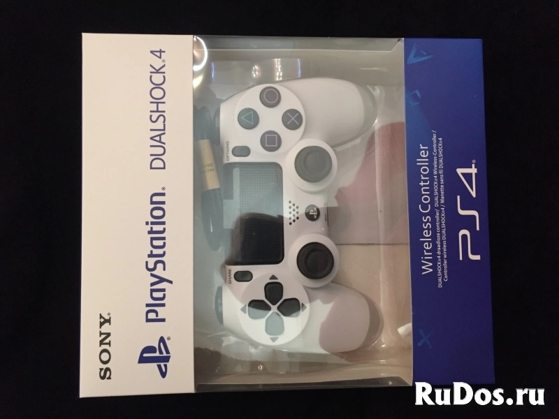 Геймпад PS4 Dualshock 4 Белый фото