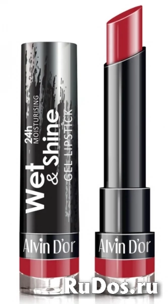 ALVIN D’OR Губная помада гелевая Wet&Shine, тон 10 изображение 5