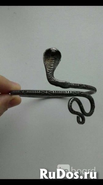 Браслет на руку кобра змея клеопатра бижутерия украшения топ мета изображение 4