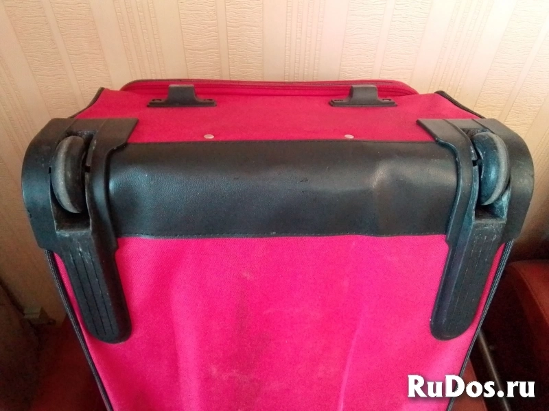 Чемодан дорожный тканевый на колёсах  "L.Lambertazzi" изображение 6