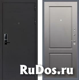 Дверь входная (стальная, металлическая) Сенатор Практик 3К Electro 5230 ФЛ-117 quot;Грей Софт (Серый светлый)quot; с электронным замком фото