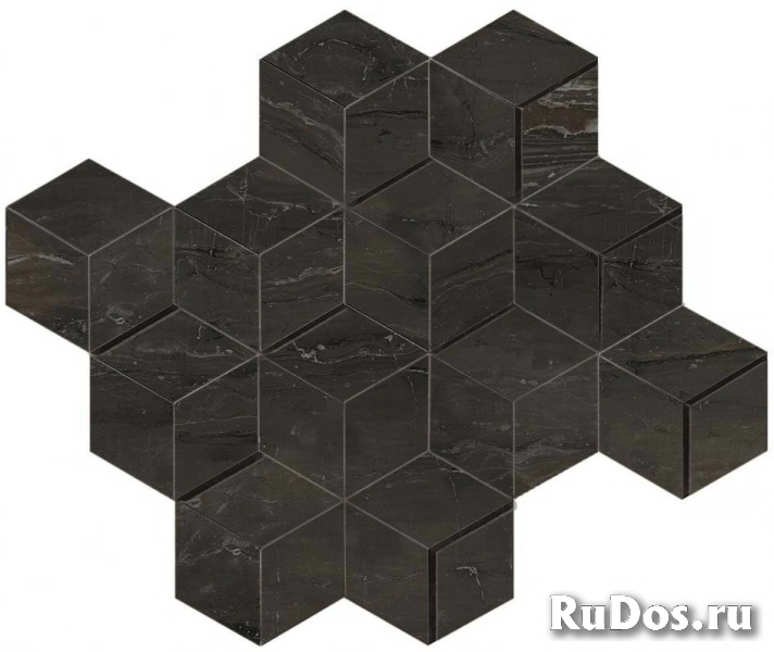 Плитка Atlas Concorde Marvel Edge MARVEL Absolute Brown Mosaico 3D AEPG 30,5x26,4 фото