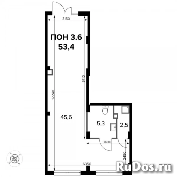 Продам коммерческую недвижимость 53 м2 изображение 3