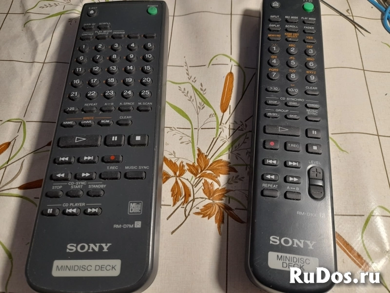 ⁣Пульты SONY  для  минидисковых  дек изображение 7