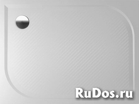 Душевой поддон «Riho» Kolping DB33 120/80 низкий из литьевого мрамора прямоугольный белый фото