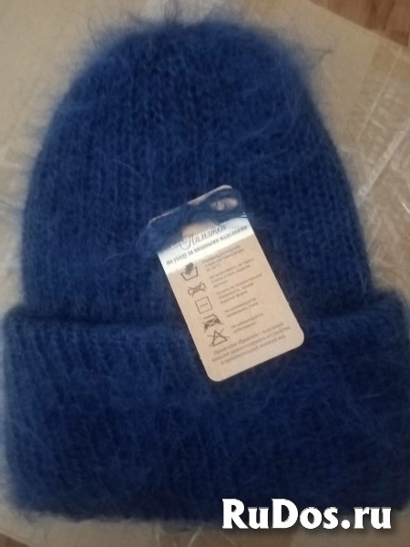 Пончо ручной работы из пуха ангорской козы изображение 3