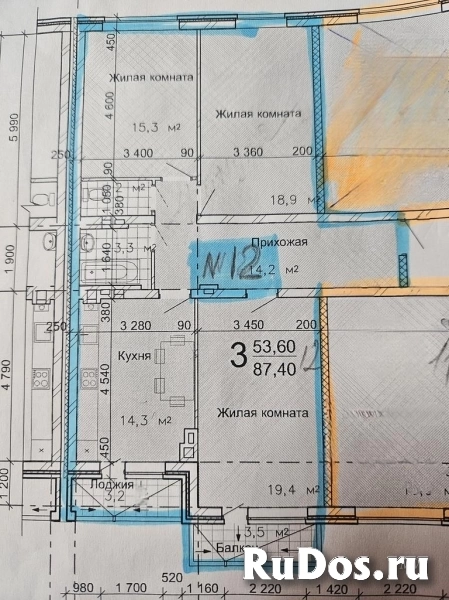 Продам 3 комнатную квартиру 88 м2 фото