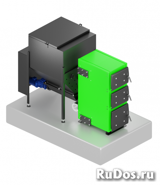 Автоматический котел ВСКЗ-ТЕРМИТ щепа, опил фото