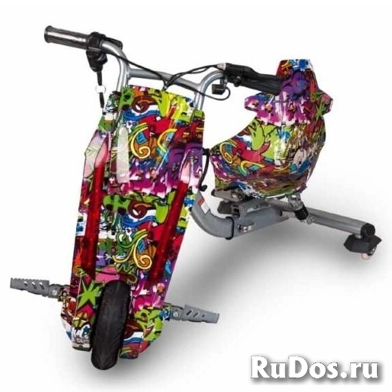 Электроскутер Дрифт Карт Drift-Trike (джунгли) фото