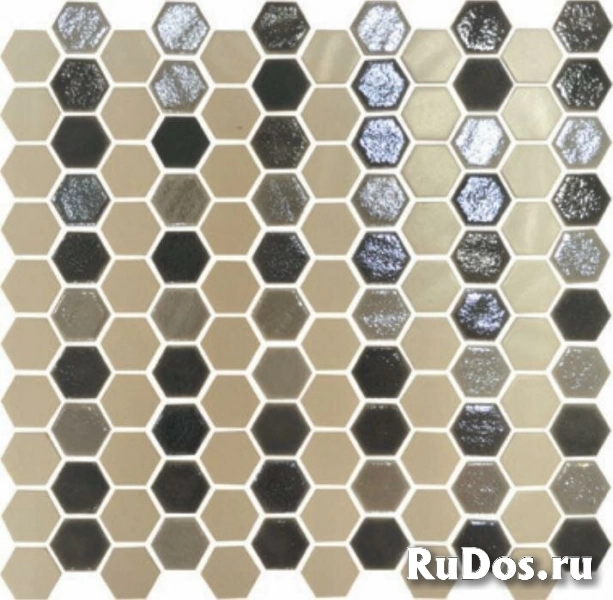 Мозаика Onix Mosaico Deco Patterns Drops A 30.1x29 фото