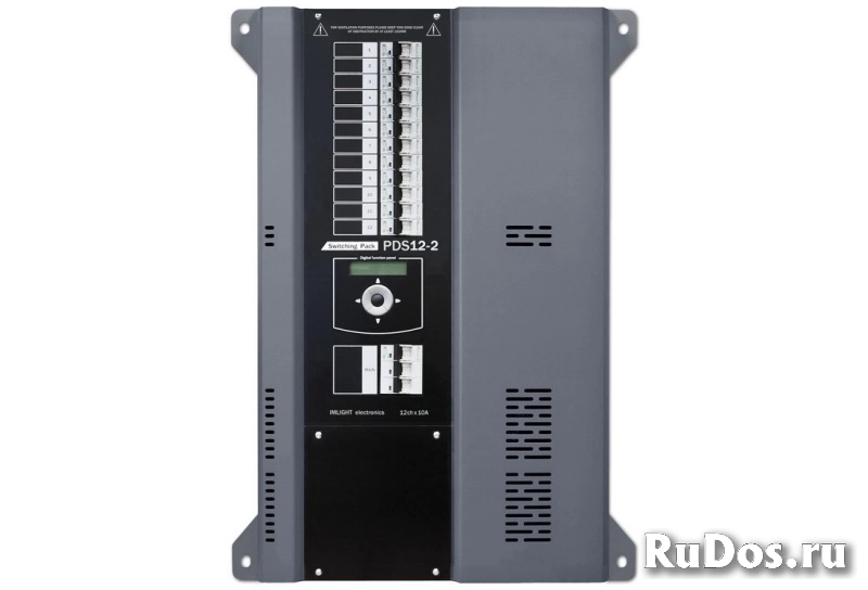 IMLIGHT PDS 12-2 (V) Шкаф управления нерегулируемыми цепями, 12 каналов по 10А, вводной автомат, реле 25А, автоматы SCHRACK, DMX-512, монтаж на стену фото