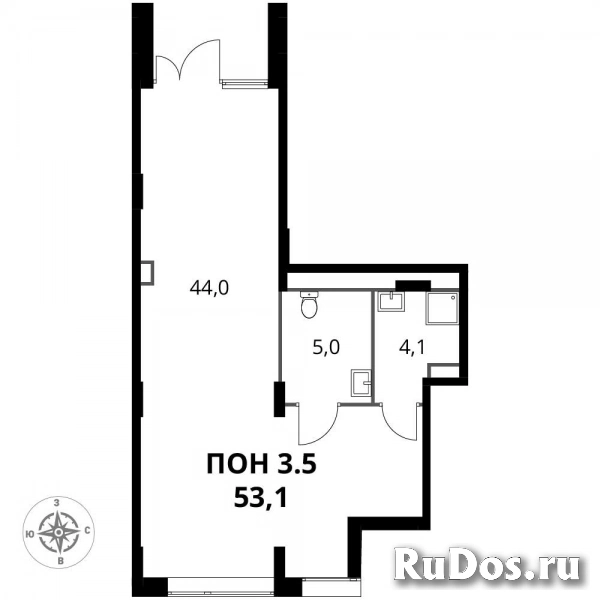 Продам коммерческую недвижимость 53 м2 изображение 3