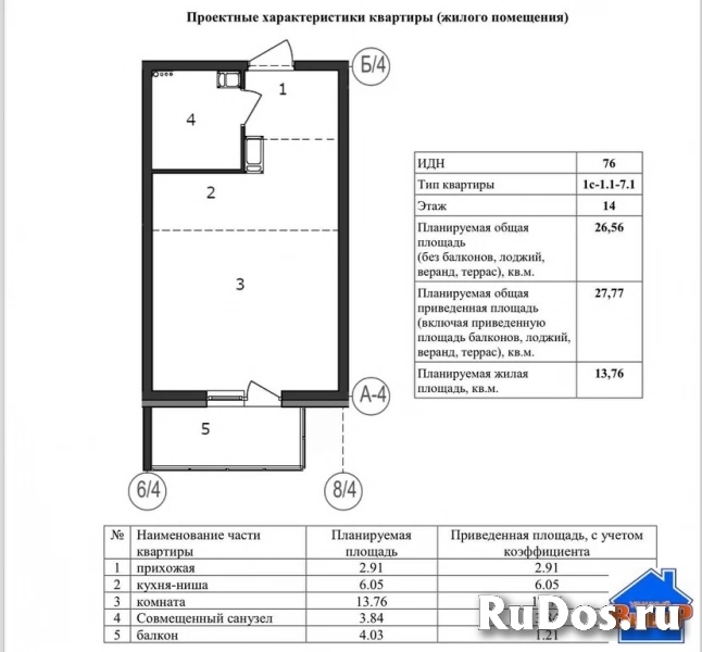 Продам 1 комнатную квартиру 27 м2 изображение 8