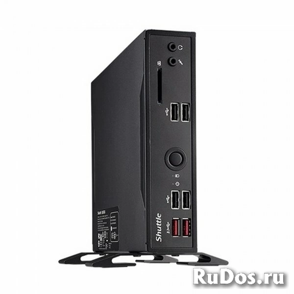 Платформа системного блока с ЦПУ DS10U Intel Celeron J4205U Fanless Support 1080P FHD /2xHDMI+DP/2xDDR4L 2400 Mhz SODIMM Max 32GB/ GLan, 802.11 b/g/n WLAN /2xCOM/SD card reader, 65W adapter, VESA RTL фото