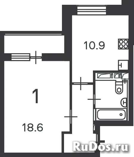 Продам 1 комнатную квартиру 40 м2 изображение 5