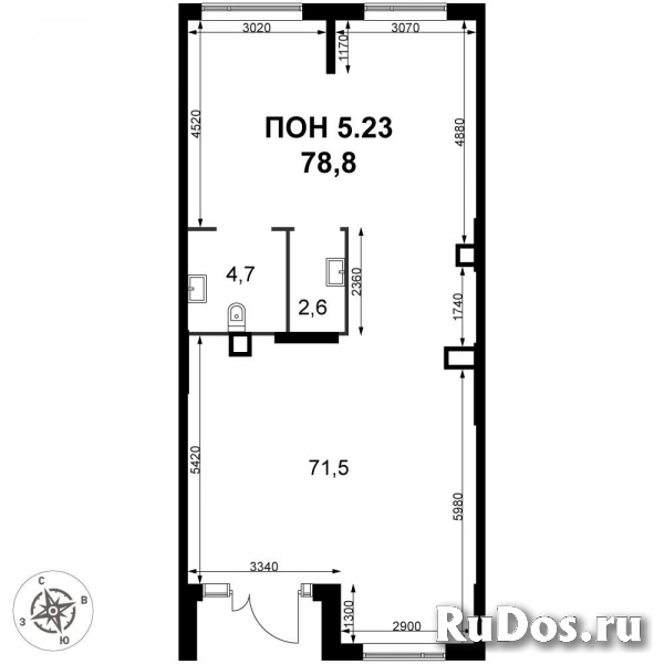 Продам коммерческую недвижимость 78.8 м2 изображение 3