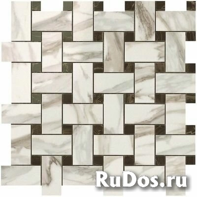 Мозаика Atlas Concorde Supernova Marble Calacatta Gold Twist Mosaic 30,5x30,5 (600110000069) м2 фото