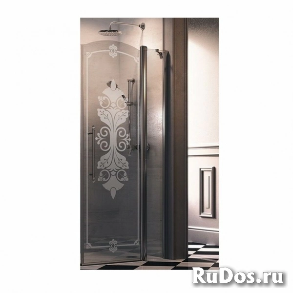 Распашная дверь с неподвижным сегментом Huppe Design Victorian DV0403.092.343 100 см фото