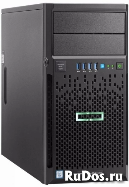 Сервер Tower HPE ProLiant ML30 Gen10 Intel Xeon E-2224(3.4GHz) 8MB 16GB DDR4-2666 UDIMM 4-3.5quot; SATA iLO Standard 1x350Вт P16928-421 фото