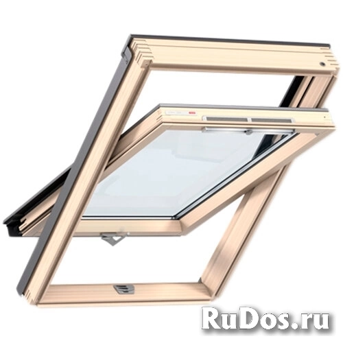 Мансардное окно Velux Optima Стандарт GZR MR06 3050В 78x118 см ручка снизу фото