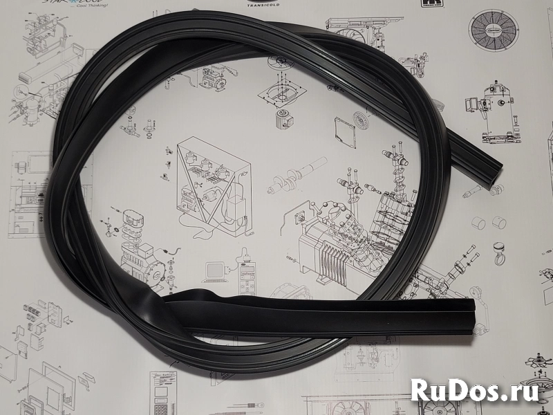 Внутренний уплотнитель двери рефконтейнера (П-образный) 2,5м изображение 5