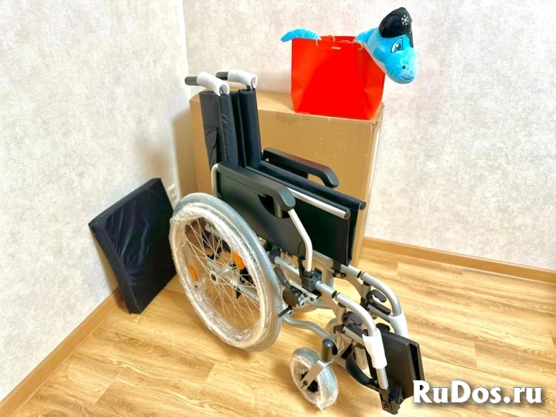 Инвалидная коляска Новая Складная + Доставка изображение 3