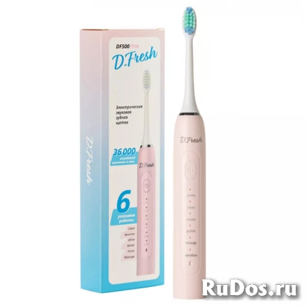 Электрическая щетка для зубов D.Fresh DF500 (розовая) фото