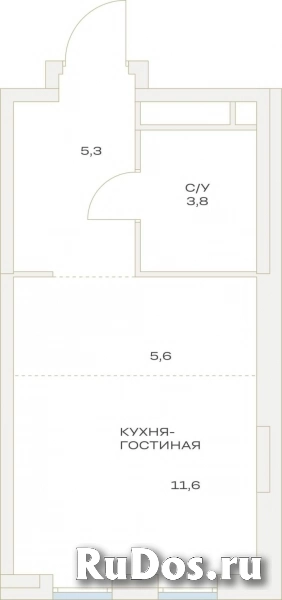 Продам 1 комнатную квартиру 26 м2 изображение 3