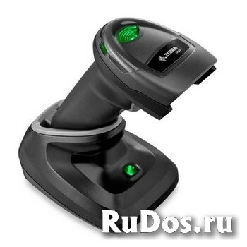 Беспроводной сканер штрих-кода Zebra DS2278-SR KIT, 2D, кабель USB, подставка, ЕГАИС, обязательная маркировка, черный (DS2278-SR7U2100PRW) фото