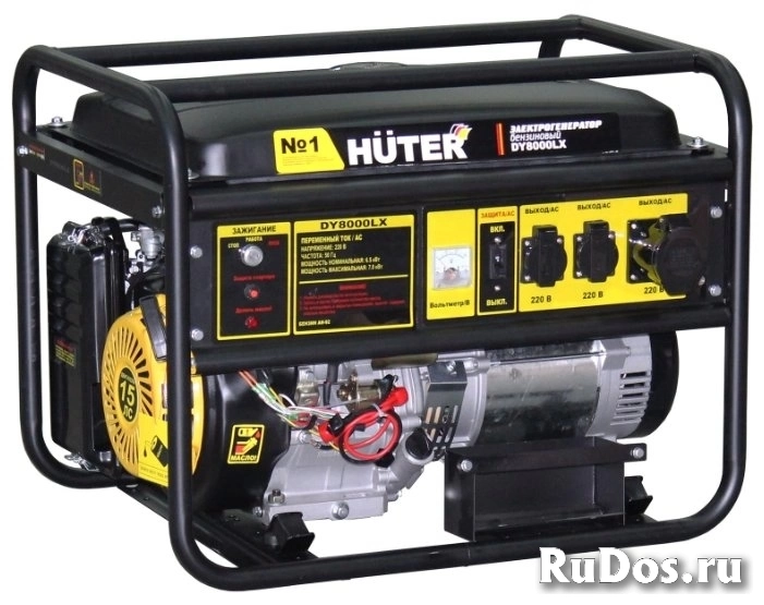 Бензиновый генератор Huter DY8000LX (6500 Вт) фото
