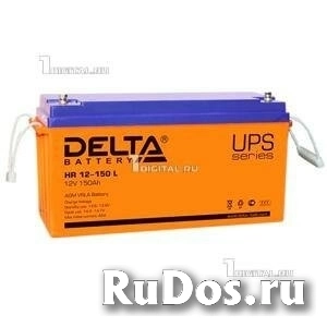 Аккумулятор DELTA HR 12-150L (12В, 150Ач / 12V, 150Ah) (UPS серия) фото