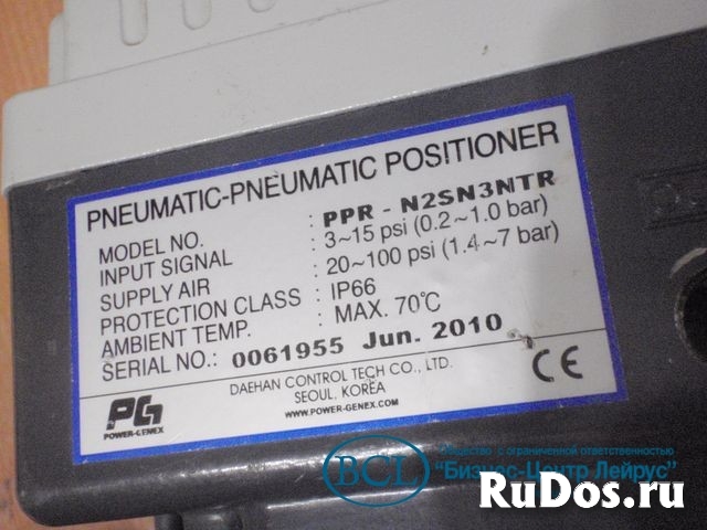 Позиционер пневматический бывший в употреблении PPR-N2SN3NTR изображение 4
