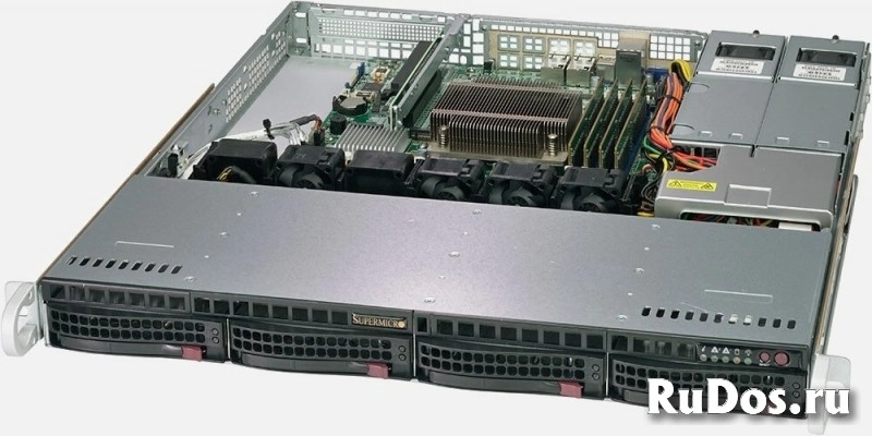 SYS-5019C-MR Серверная платформа SuperMicro SuperServer 1U Xeon E-21 фото