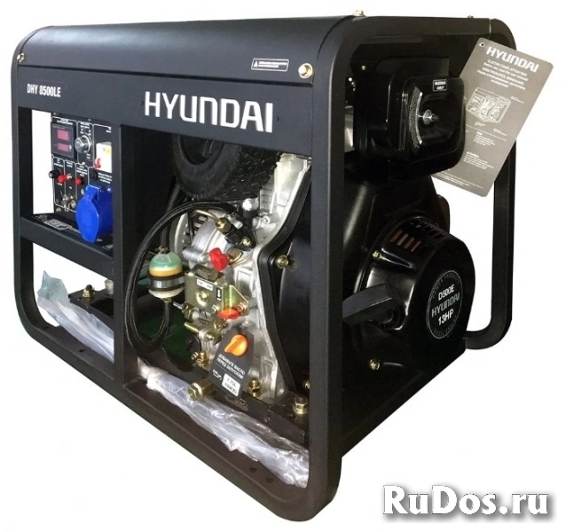 Дизельный генератор Hyundai DHY-8500 LE (6500 Вт) фото