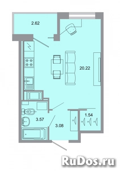 Продам 1 комнатную квартиру 29 м2 фото