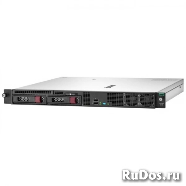 Сервер HPE ProLiant DL20 Gen10/ Xeon E-2124/ 8GB/ S100i (ZM/RAID 0/1/10/5)/ noHDD(up 2 LFF)/ noODD/ iLOstd (no port)/ 3 NHP Fans/ 2x1 GbEth/ FricShortRK/ 1x 290W (NHP) (P08335-B21) фото