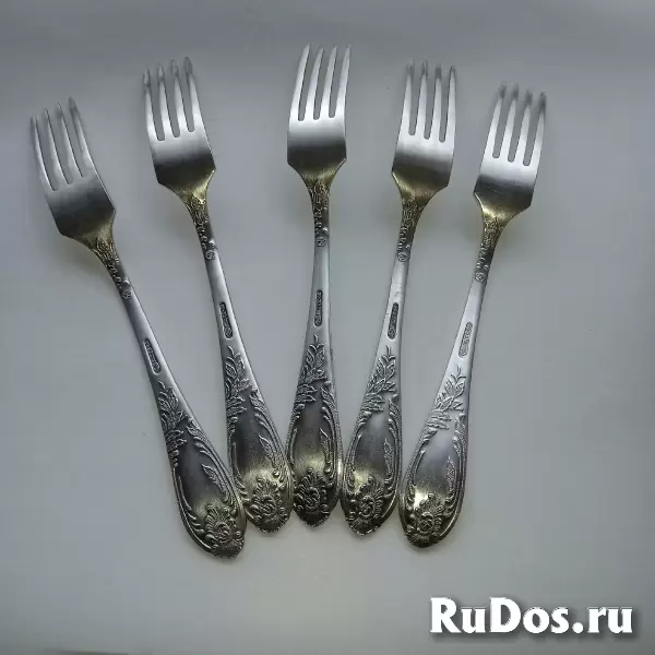 Вилки Мельхиор посеребренный СССР. Винтаж. фотка