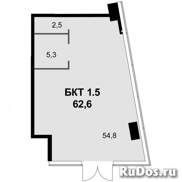 Сдам коммерческую недвижимость 62.6 м2 изображение 3