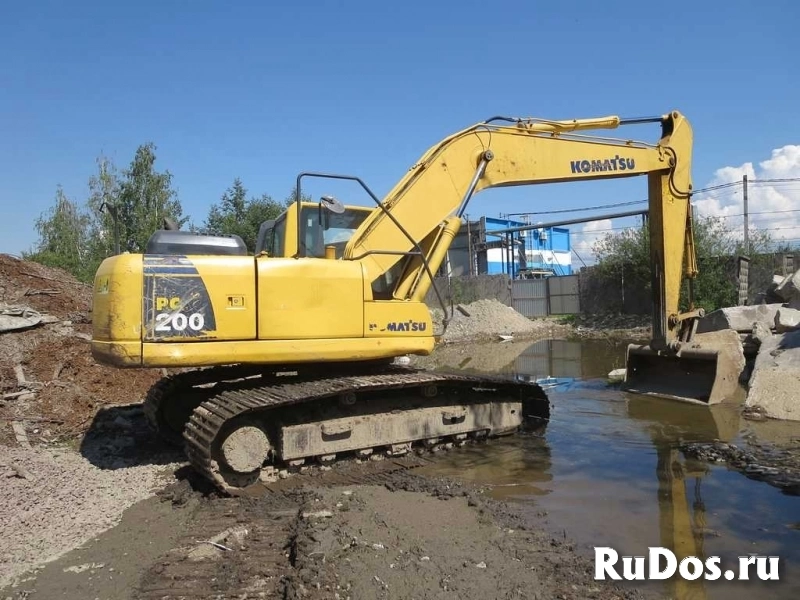 Гусеничный экскаватор Komatsu 200, 2015 г, болотник изображение 3