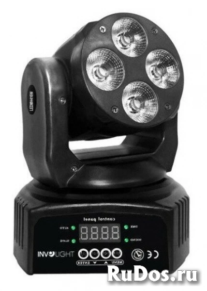 Involight LEDMH416W - LED вращающаяся голова 4x10Вт RGBWA+UV 6 в 1 фото
