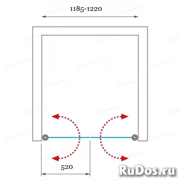 Душевая дверь Roth Tower Line TCN2 120х200 фото