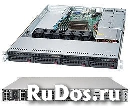 Серверная платформа Supermicro Superserver SYS-5019S-WR, Single SKT, WIO, C236 chipset, 4 x DIMMs, 4 x 3.5quot; hot swap SATA3 bays, 2 x 1GbE, shared IPMI, 500W RPS фото