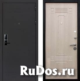 Дверь входная (стальная, металлическая) Сенатор Практик 3К Electro 5230 ФЛ-2 quot;Беленый дубquot; с электронным замком фото