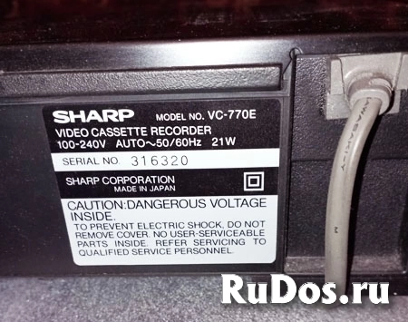 Видеомагнитофон Sharp VC-770E изображение 3