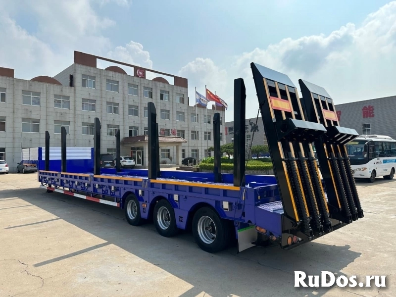 Полуприцеп-трал с трапами TONGYADA CTY9603TDPS низкорамный, 3-оси, новый изображение 7